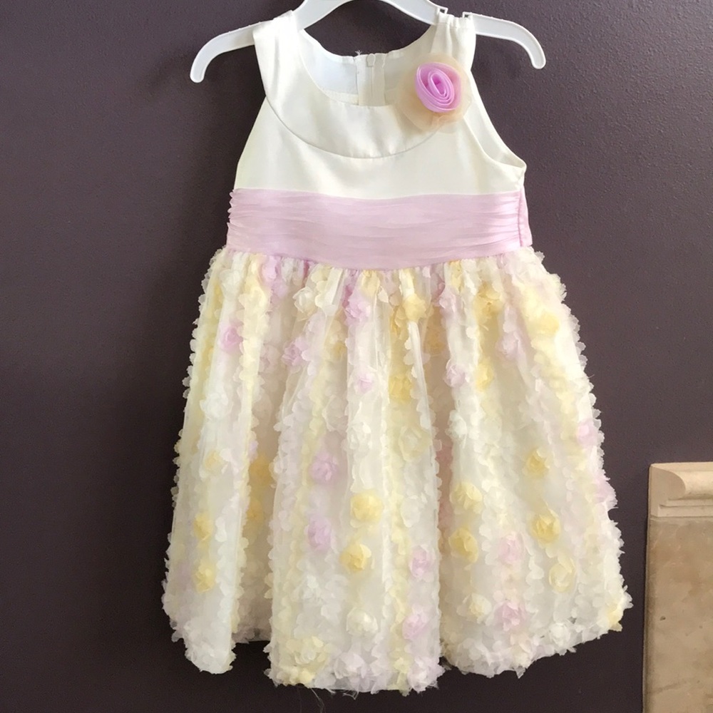 Bonnie Jean girls 3T flower dress with flowers